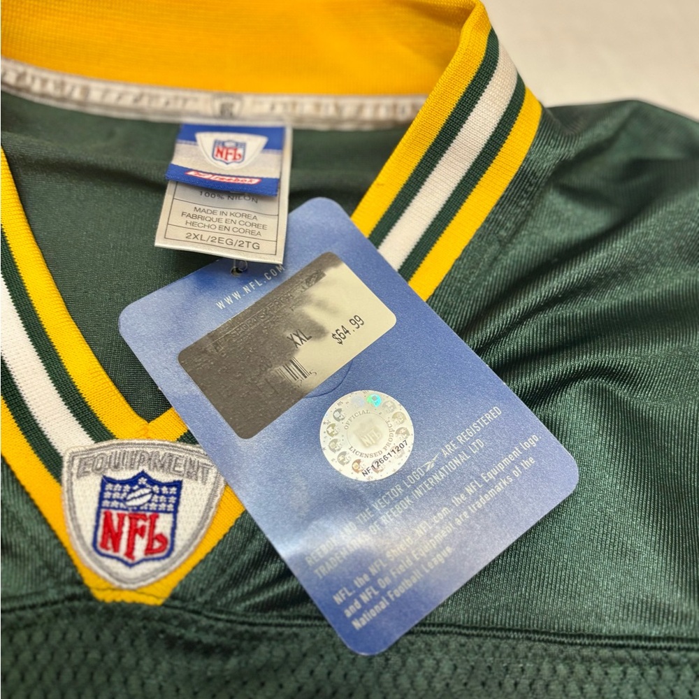 Authentic NFL Vintage Green Bay Packers Jersey #80 Donald Driver! NWT! - Picture 2 of 11